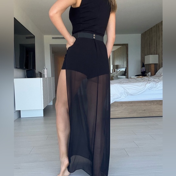 BCBG Max Azria Black Dress/Jumpsuit/Romper - Picture 4 of 7